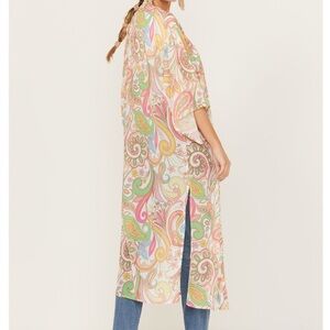 NWOT Flying Tomato Women’s Paisley Print Kimono Size Small